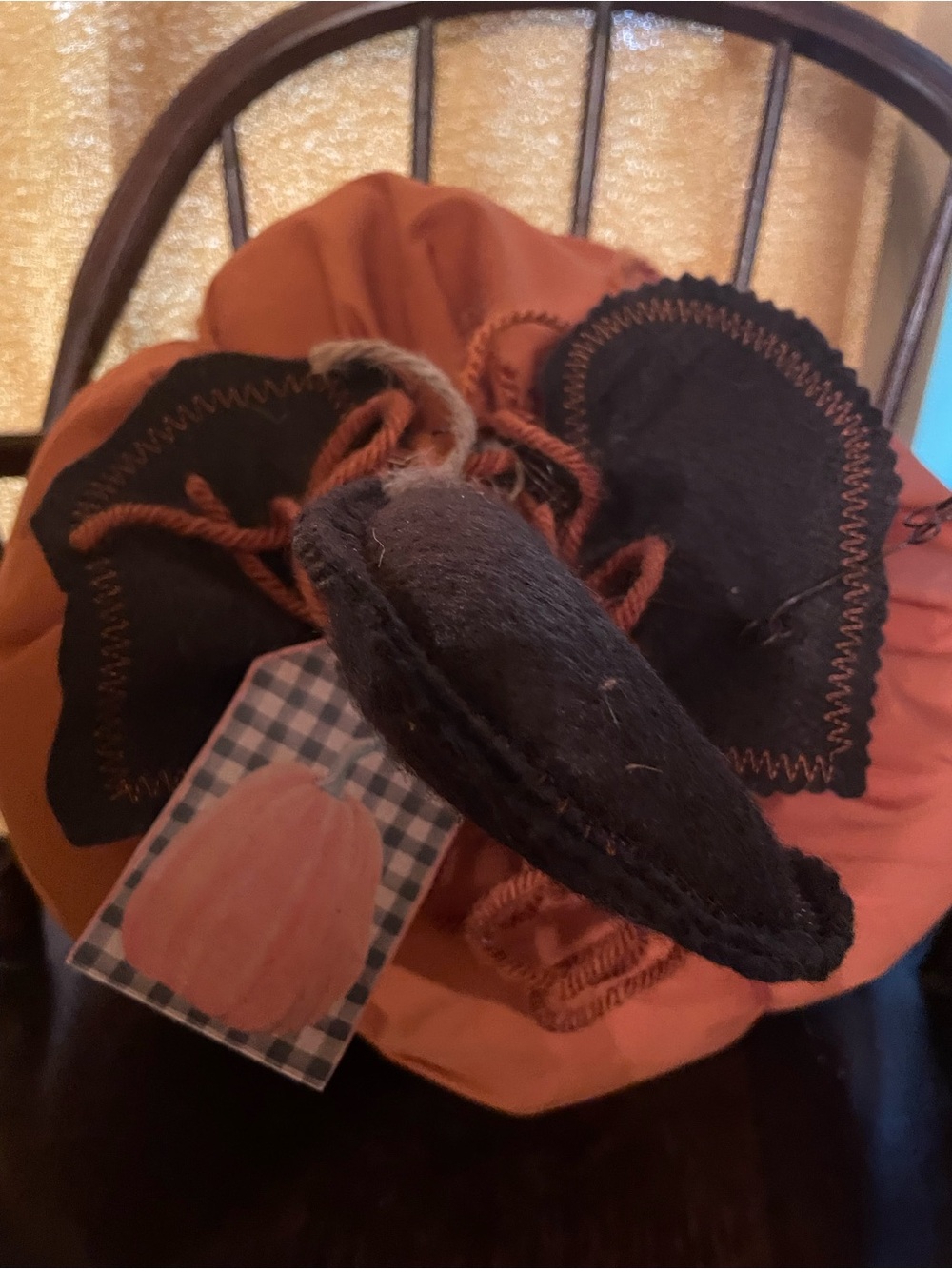 Jumbo handmade orange 🎃 pumpkin